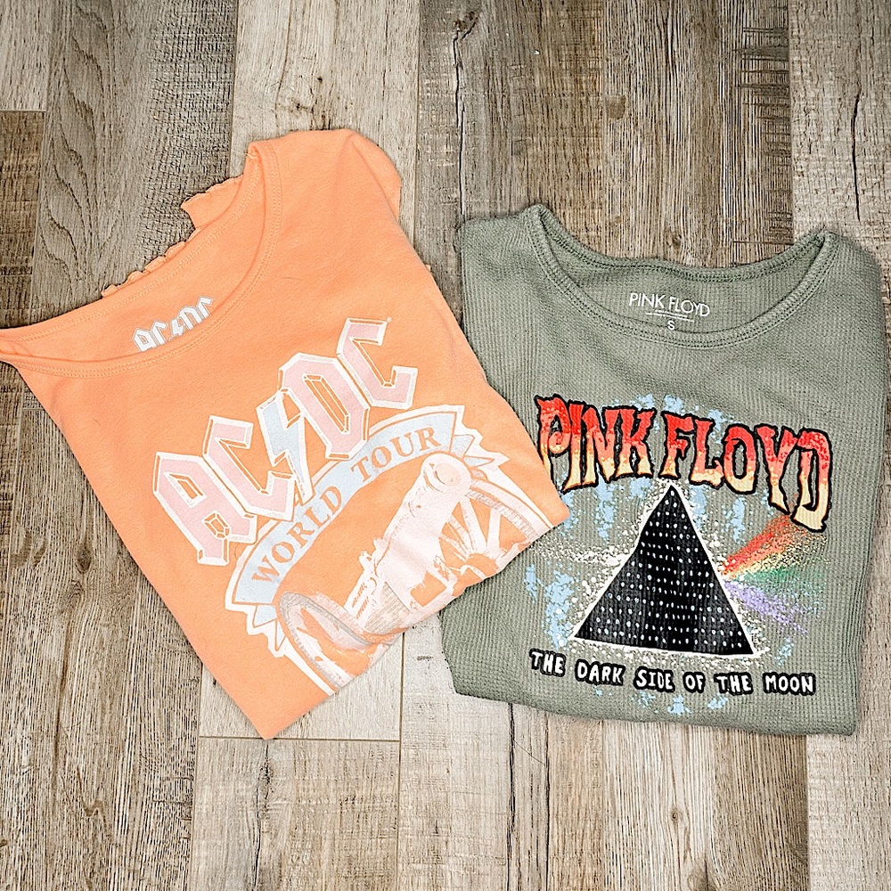 2 Band Logo Long Sleeve Shirts